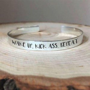 Motivational Cuff Bracelet